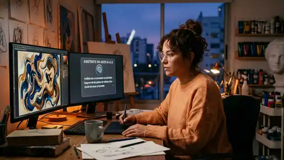 ¿Quién es el autor en el arte creado con inteligencia artificial?